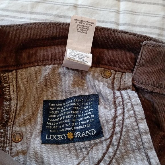 Lucky brand Sofia stretch corduroy skinny pants size 2/26 - Picture 2 of 4
